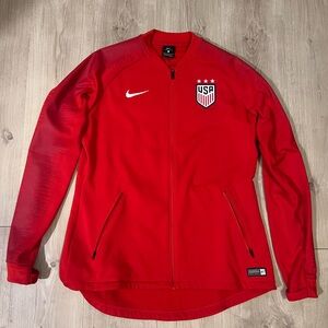 Nike USWNT Dri-FIT Red Jacket